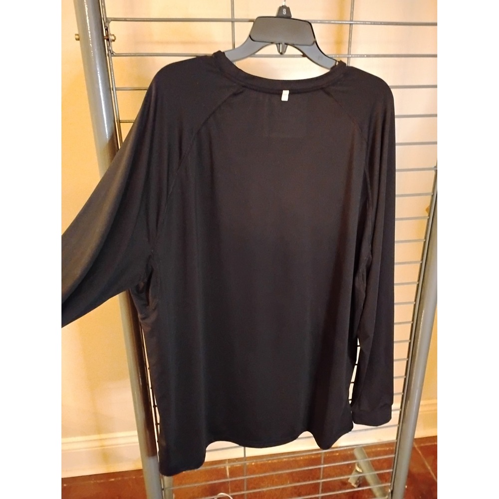 Russell Athletic Men Dri-Power 360 Long Sleeve Training Shirt Black 2XL RM37220B - Picture 3 of 7